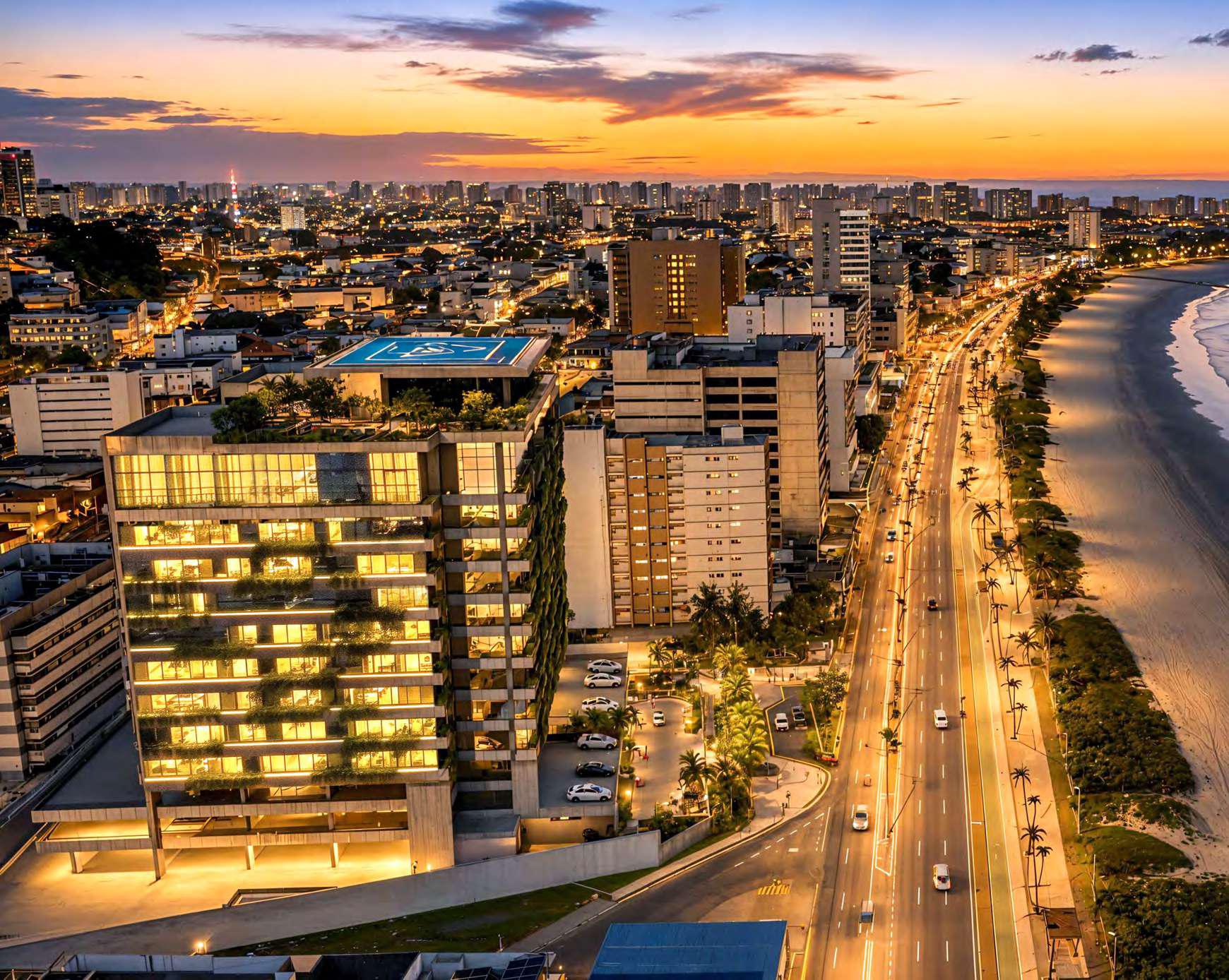 Horizon Trade Center — Escritórios com vista mar na Praia da Avenida